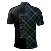 MacKenzie Modern Tartan Polo Shirt Half of Me - Cross Style